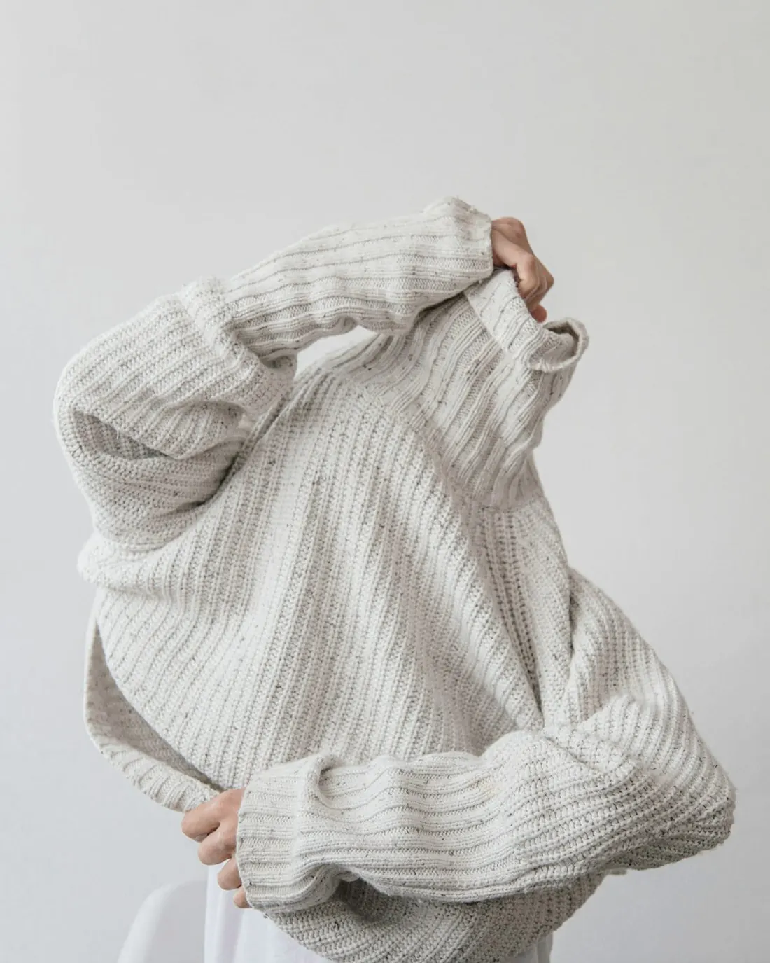 Ansel Cable Knit in cream