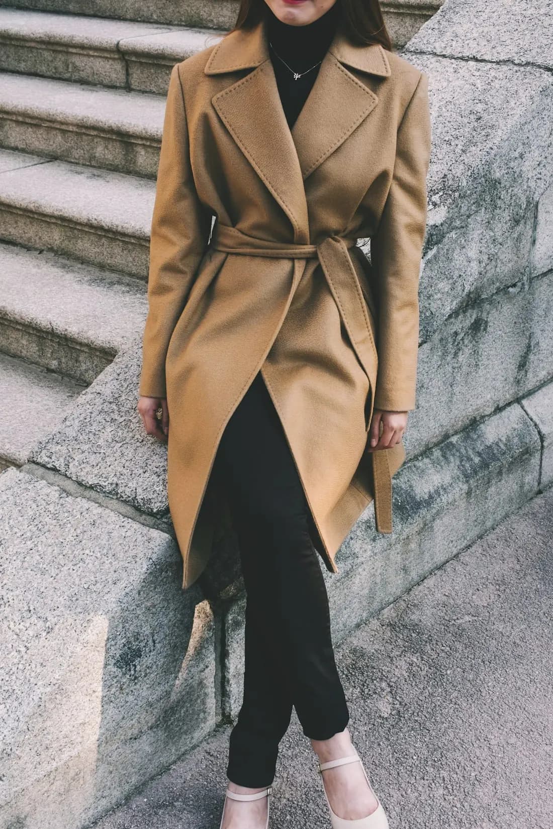 Hartley Wool Coat in camel
