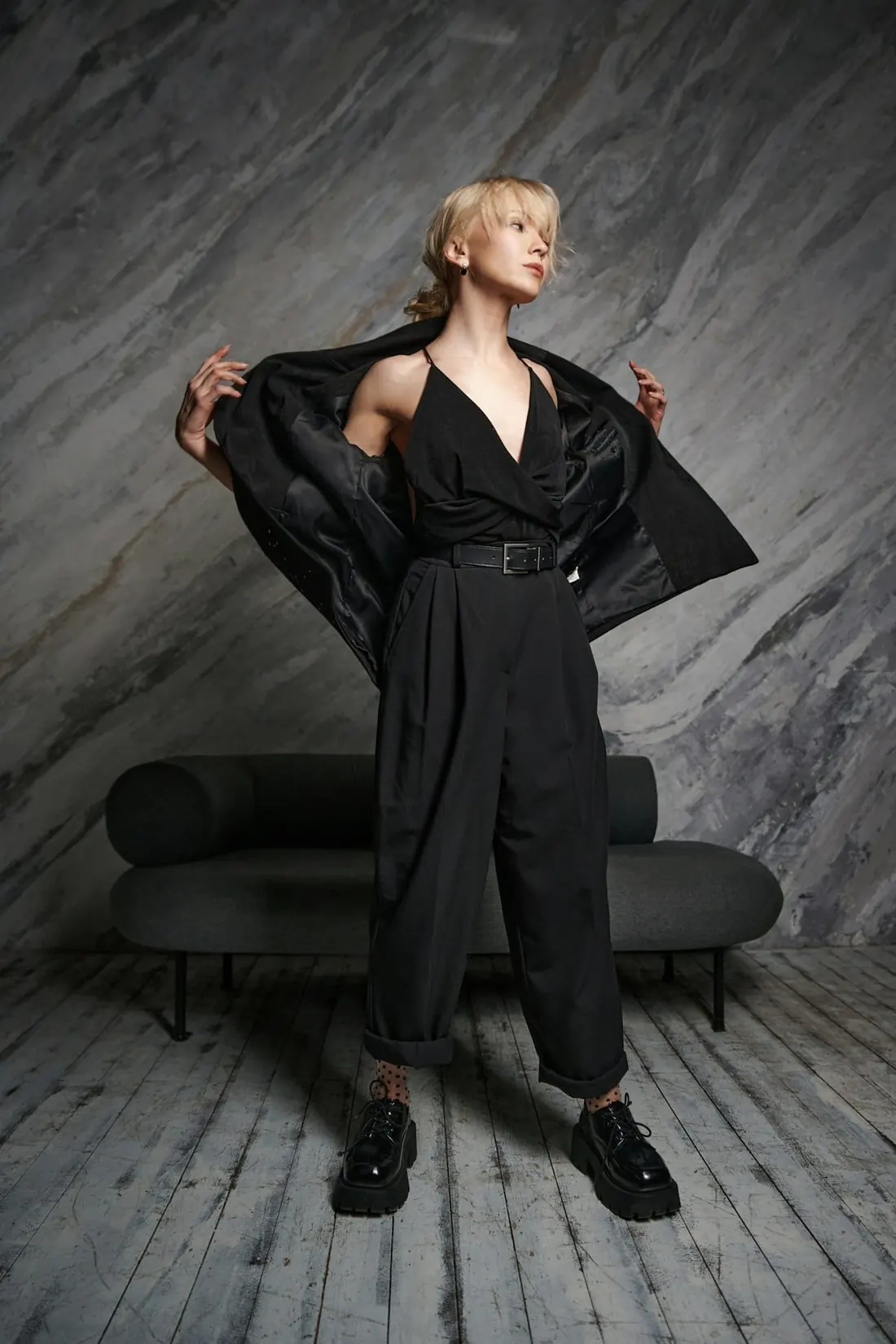 Lorne Jumpsuit in ink